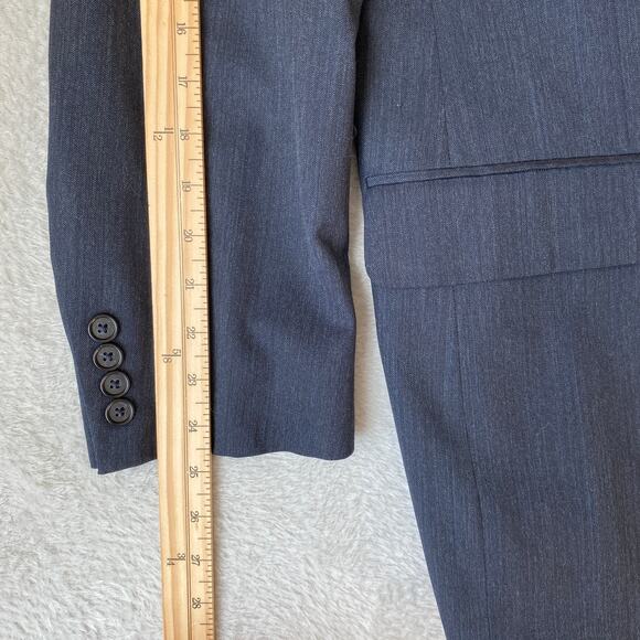 Lauren Ralph Lauren Wool Blazer Sport Coat Men Size 42L Dark Navy Classic Jacket - Picture 12 of 12